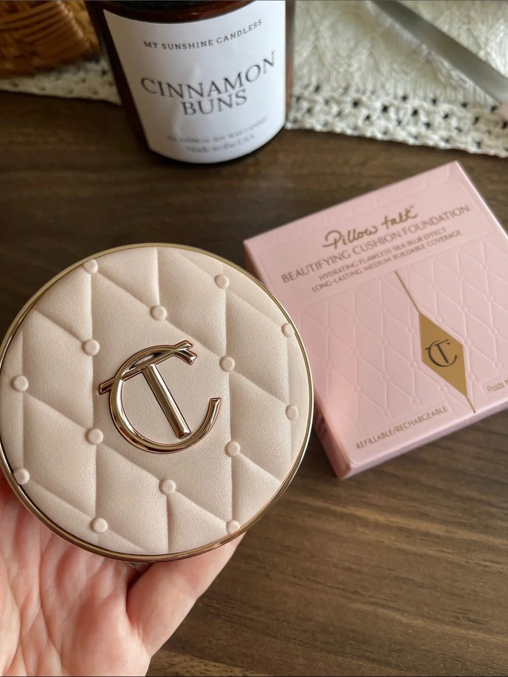 Charlotte Tilbury Pillow Talk Beautifying Cushion Foundation - Pink
